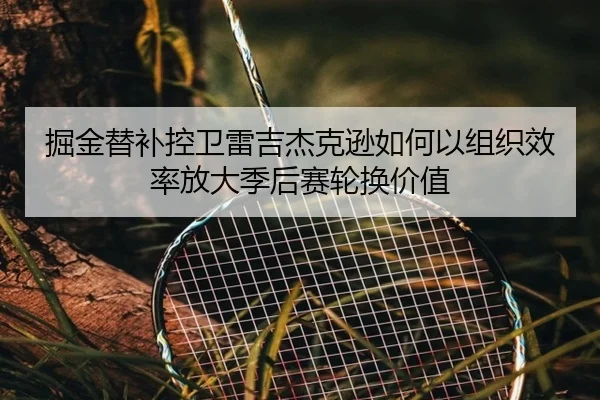 掘金替补控卫雷吉杰克逊如何以组织效率放大季后赛轮换价值